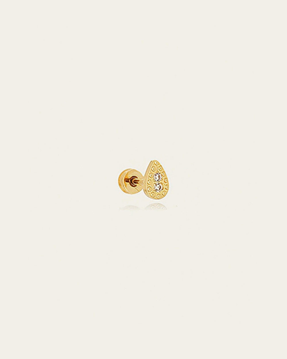 Devon piercing (Gold-plated steel)