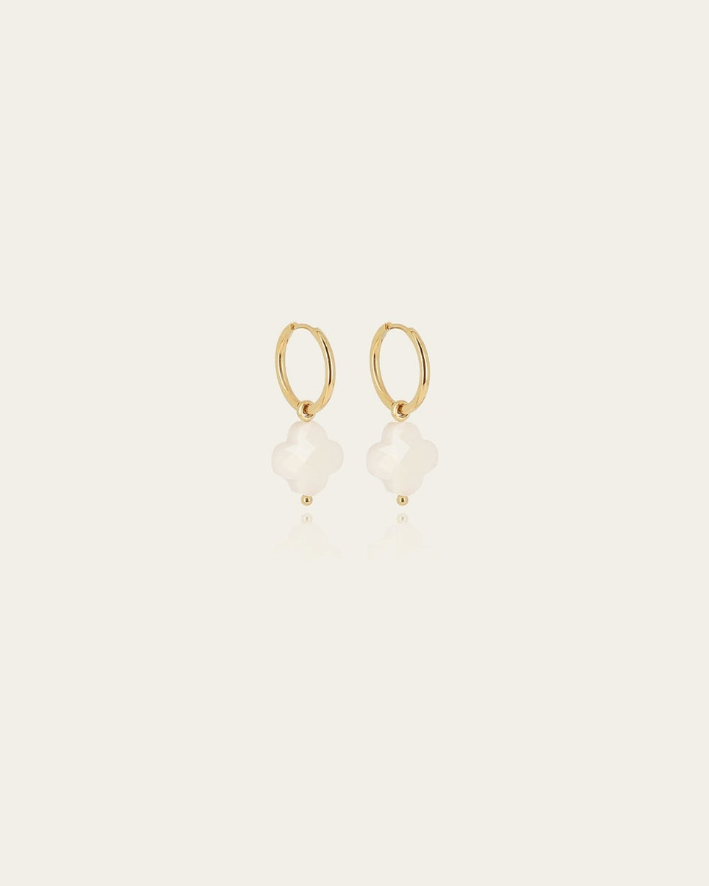 Boucles d'oreilles Vega (Acier doré)