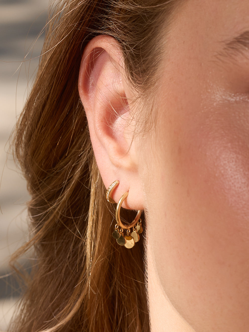 Boucles d'oreilles créoles Confettis 
