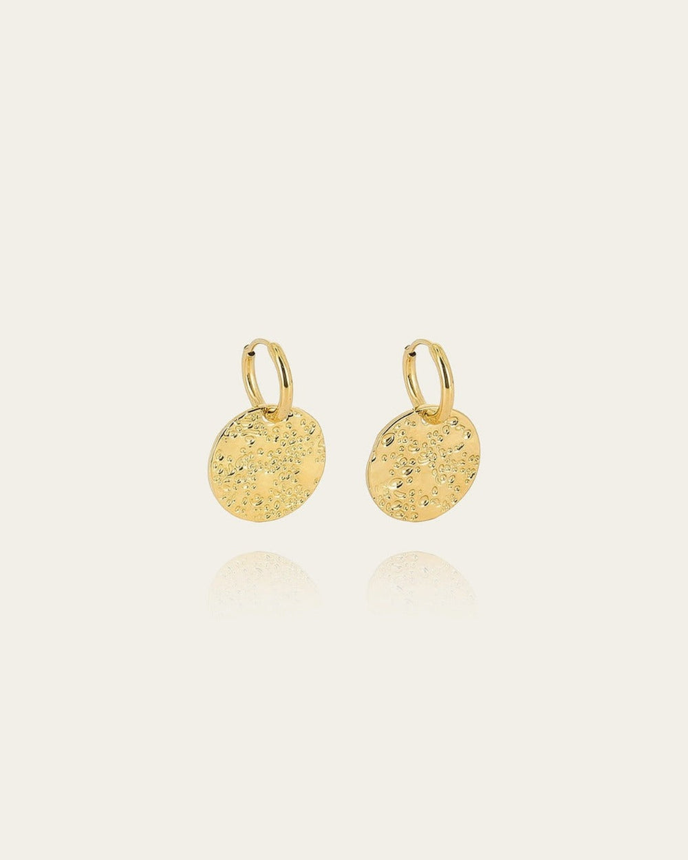Boucles d’oreilles Théodor (Acier doré)