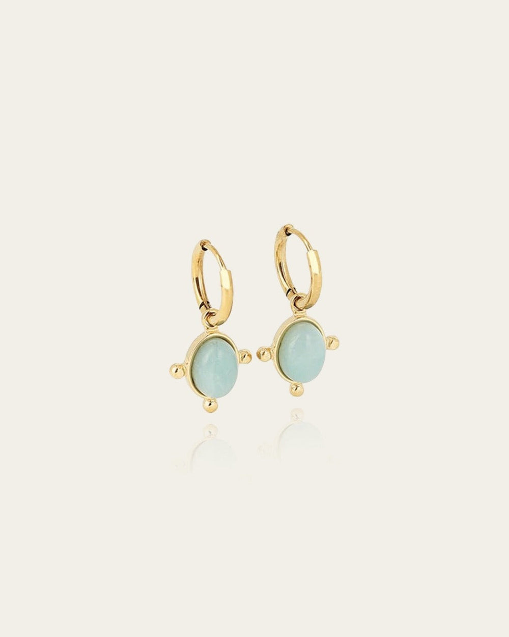 Boucles d'oreilles Manbo (Acier doré)