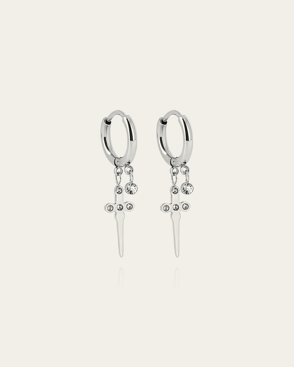 Boucles d'oreilles Magdalena (Acier)