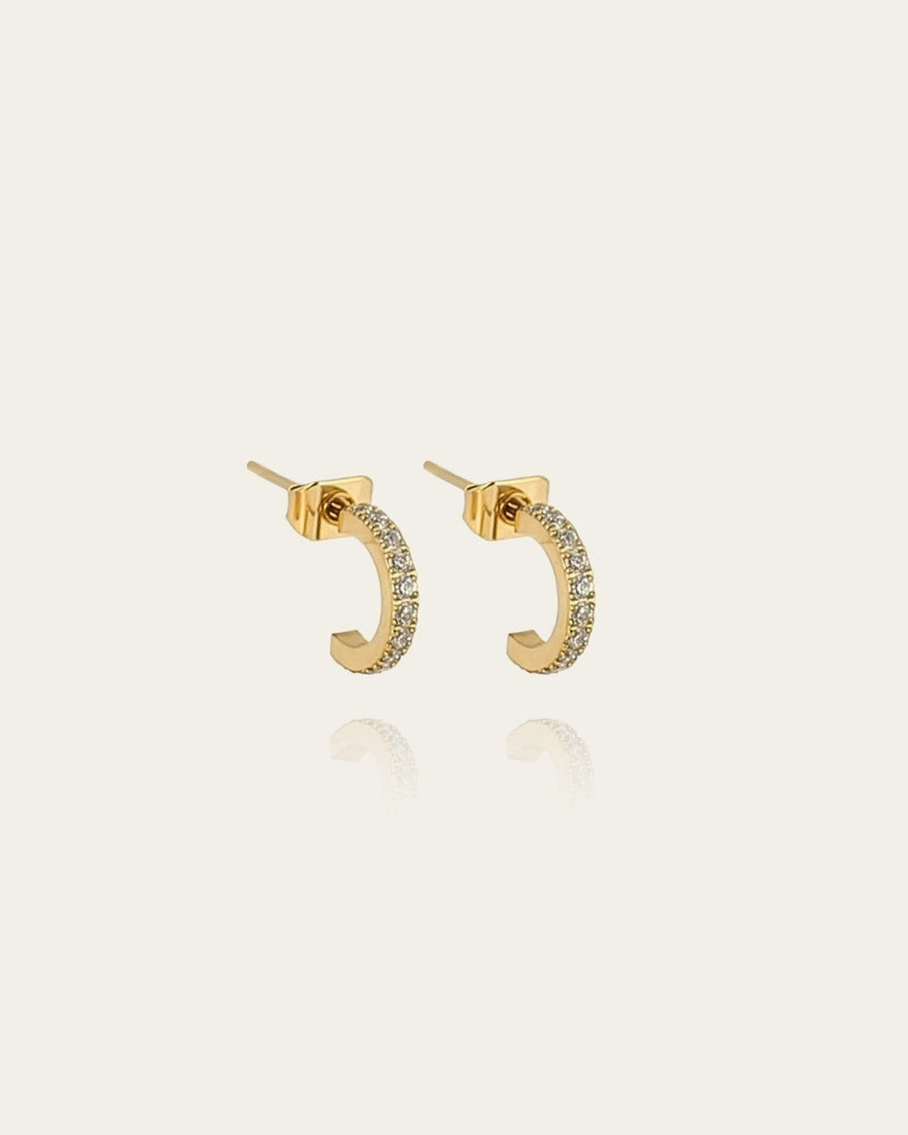 Boucles d'oreilles Winnie (Acier doré)