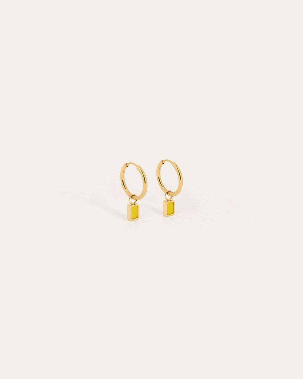 Boucles d'oreilles Ricky (Acier doré)