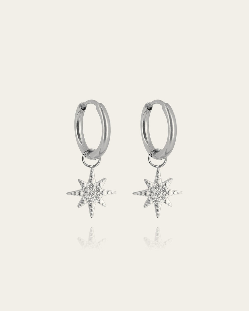 Boucles d'oreilles créoles Isaac (Acier)