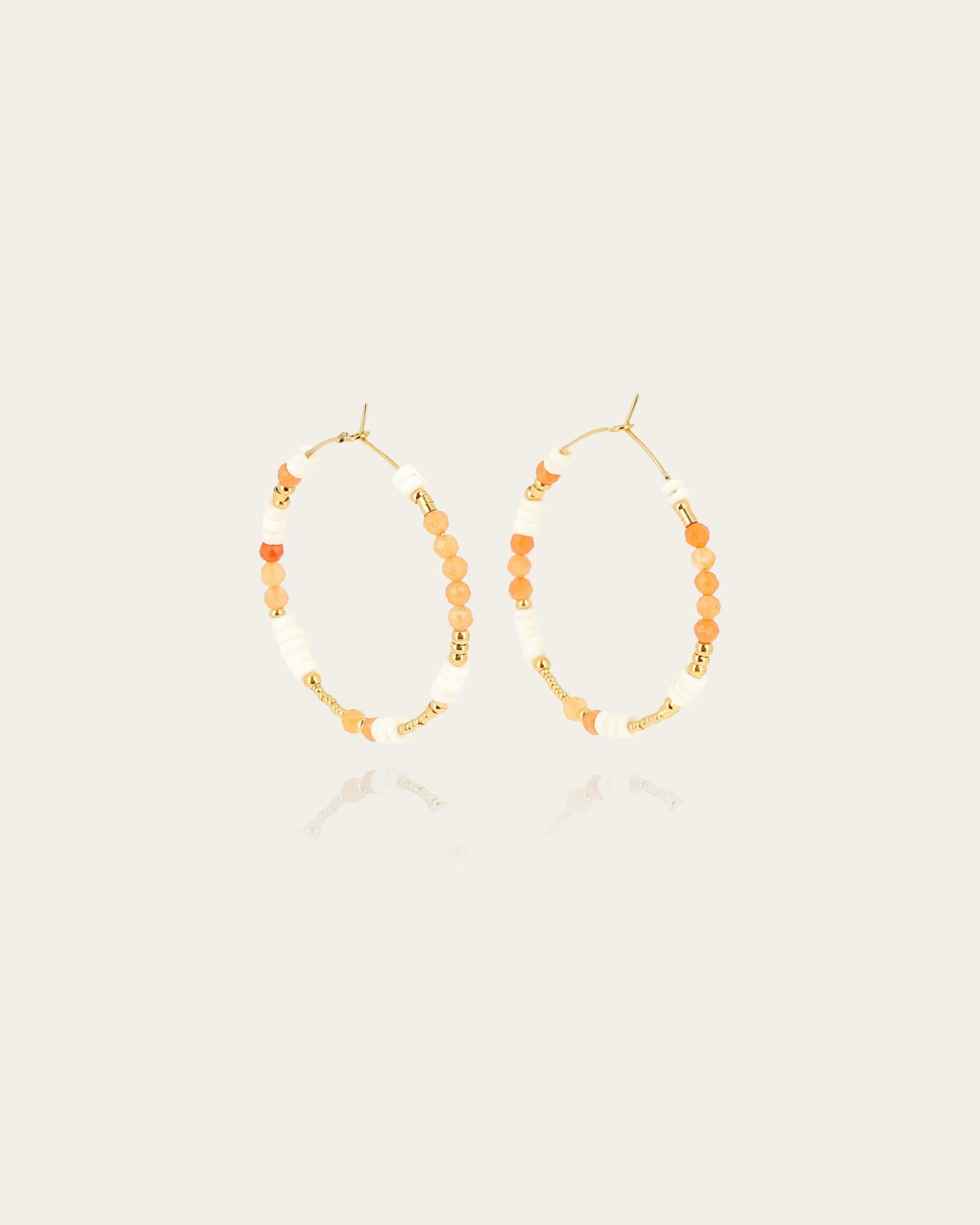 Boucles d'oreilles Neteyam (Acier doré)
