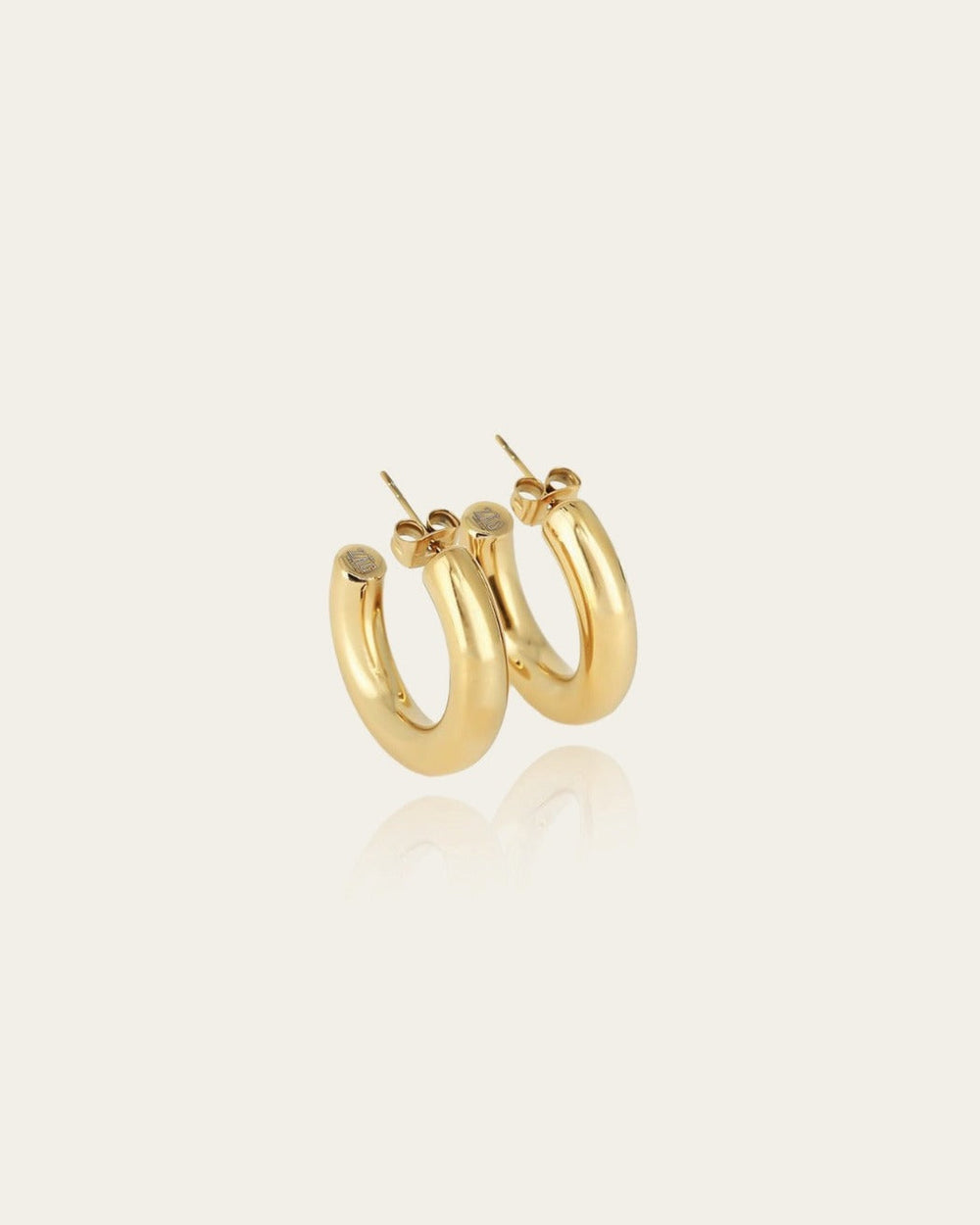 Boucles d'oreilles Warhol (Acier doré)