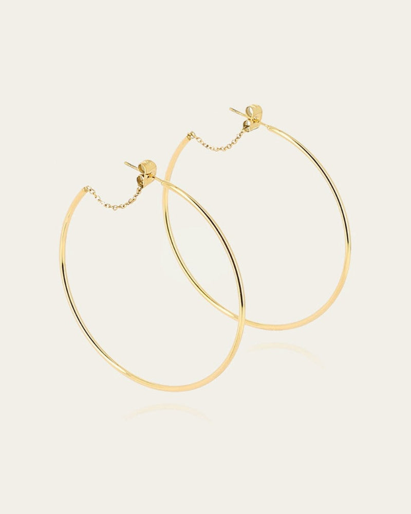 Boucles d'oreilles Bolina (Acier doré)
