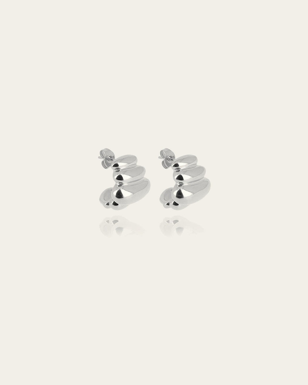 Boucles d'oreilles Madeleine (Acier)