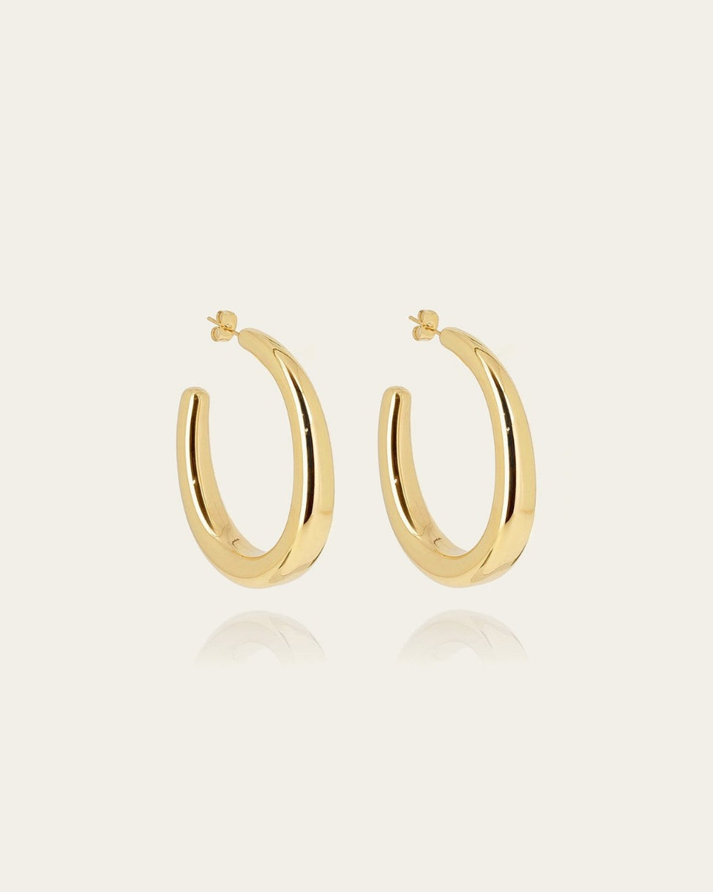 Boucles d'oreilles Andromede (Acier doré)