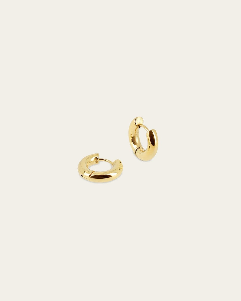 Round Earrings (Gold-plated Steel)