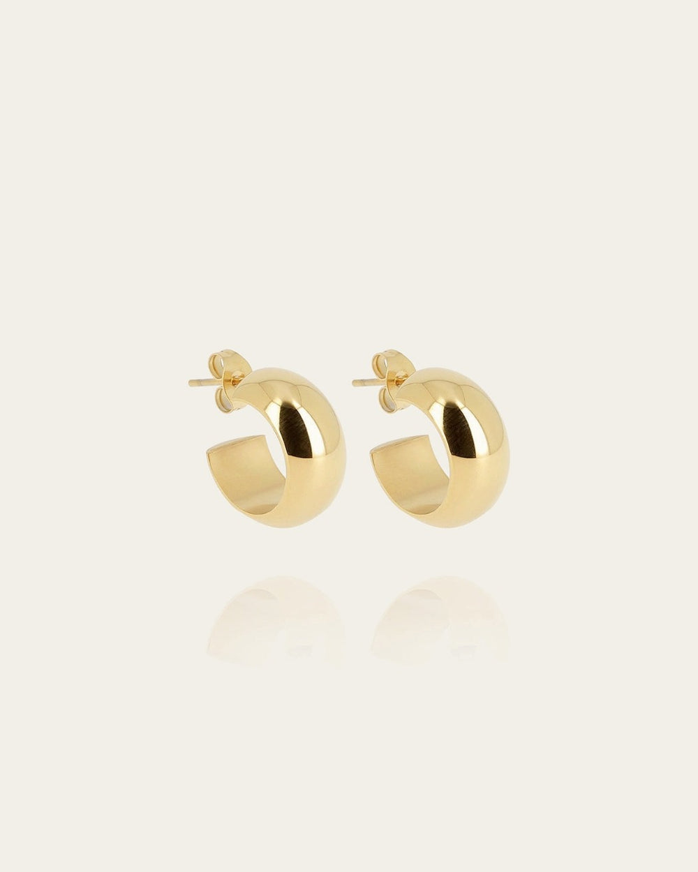Boucles d'oreilles Velorum (Acier doré)