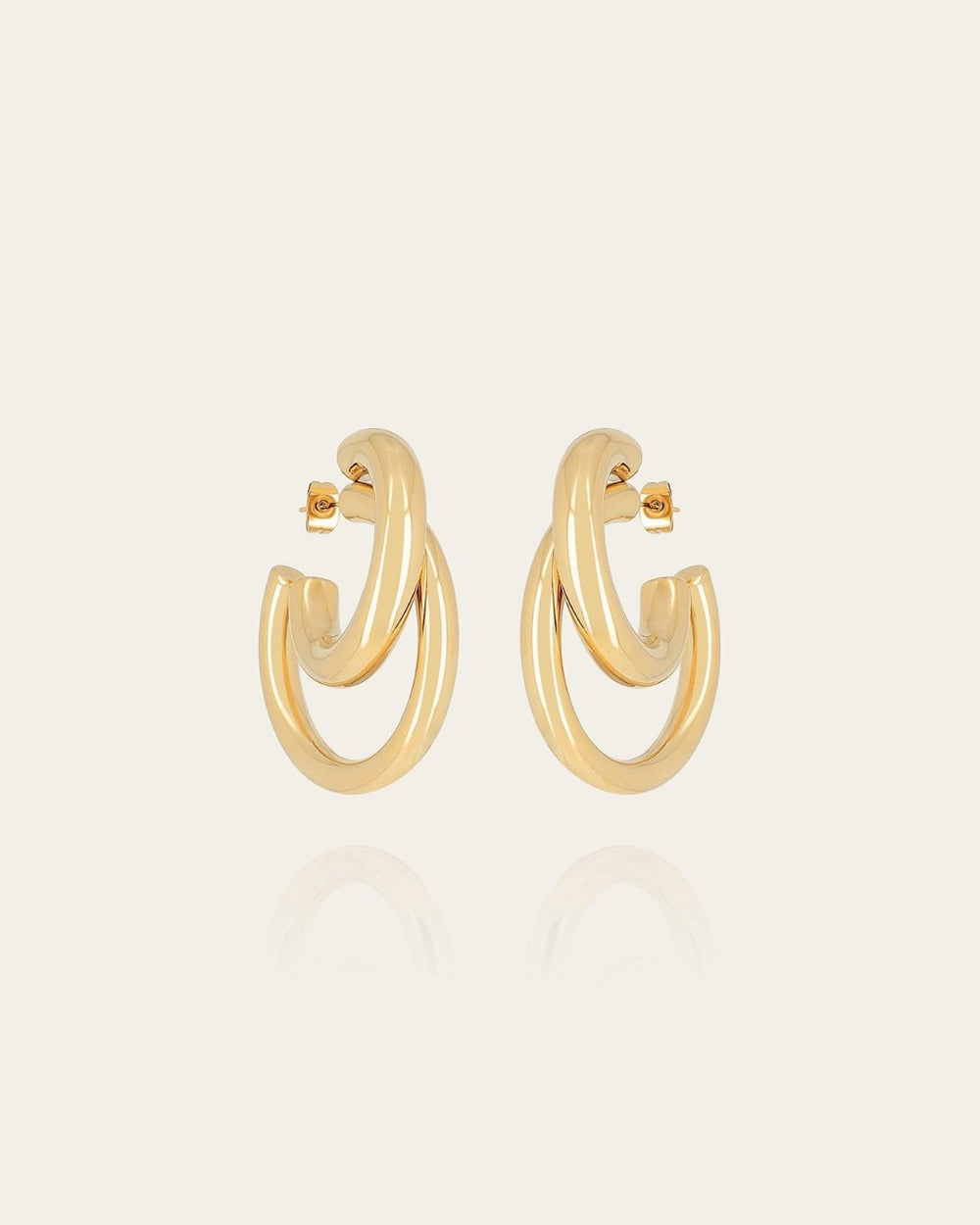 Boucles d'oreilles Kaylee (Acier doré)