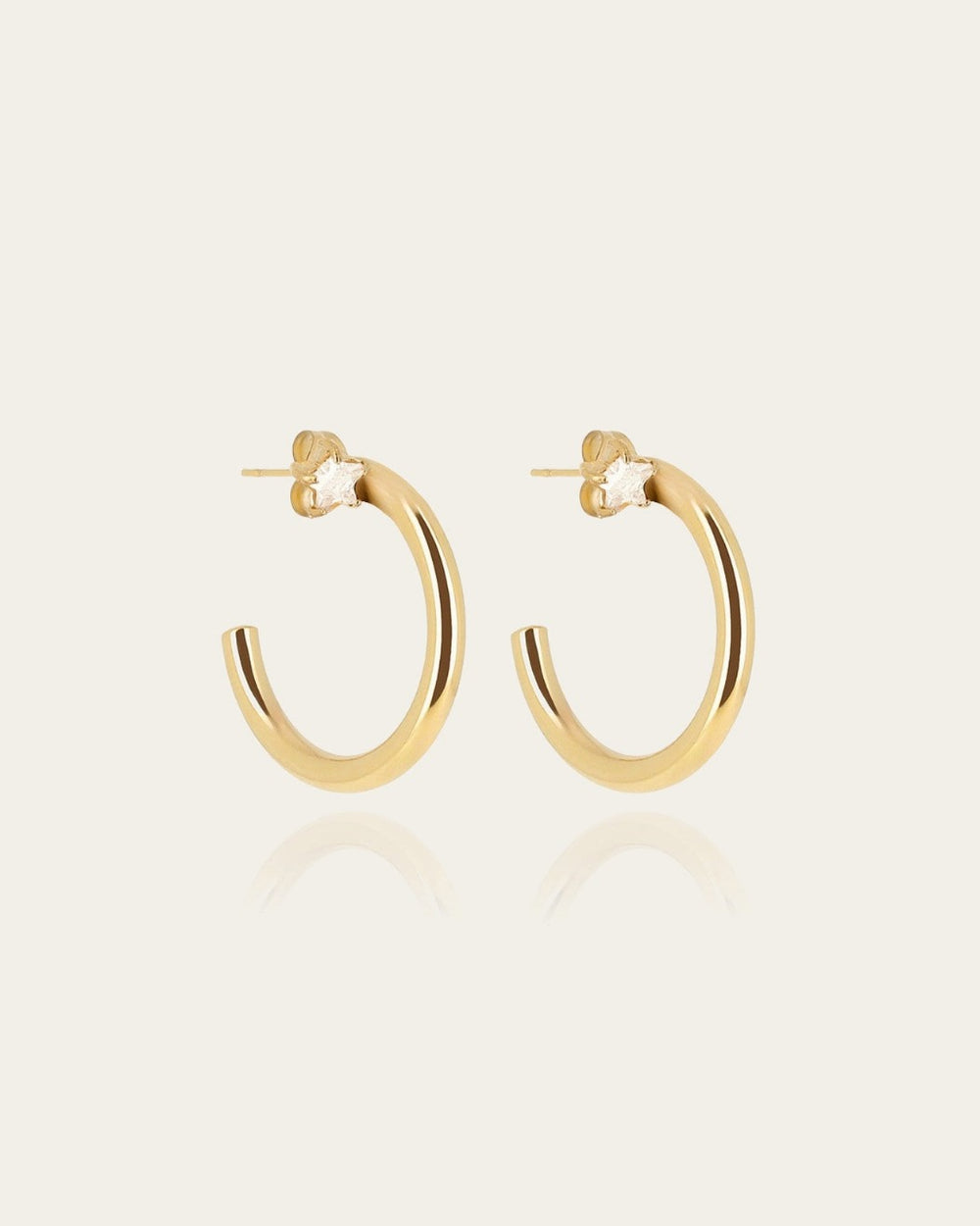 Fossa Earrings (Gold-plated Steel)