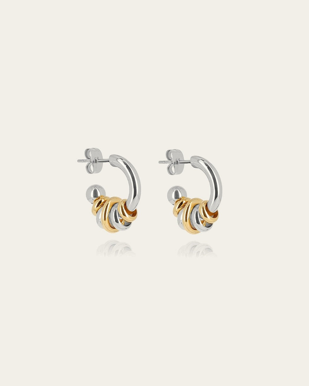 Boucles d'oreilles Portia (Acier mix)