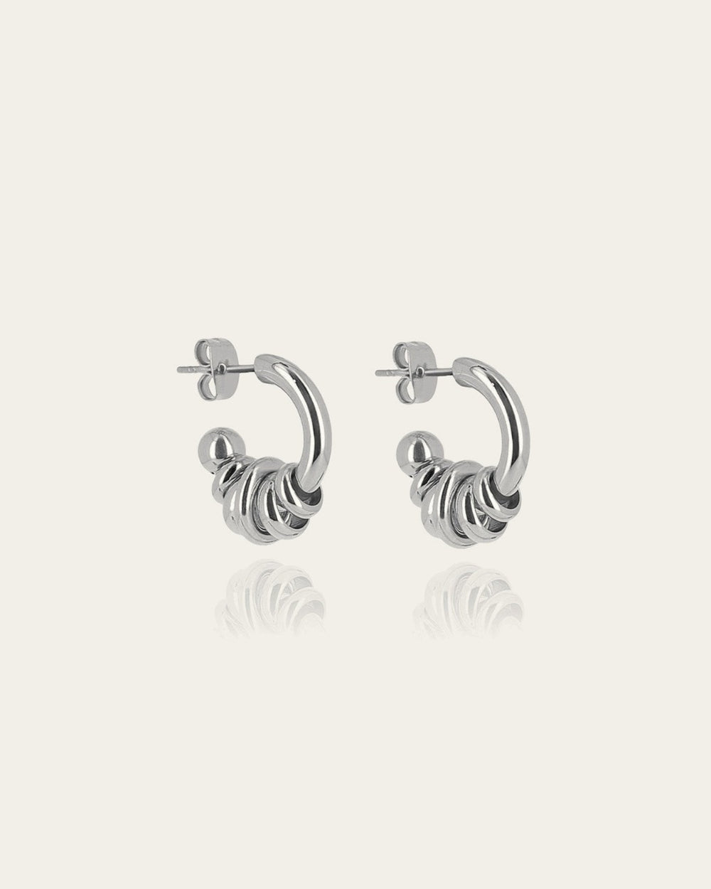 Boucles d'oreilles Portia (Acier)