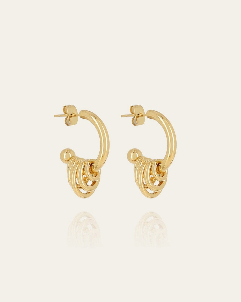 Hyacinth Earrings (Gold-plated Steel)
