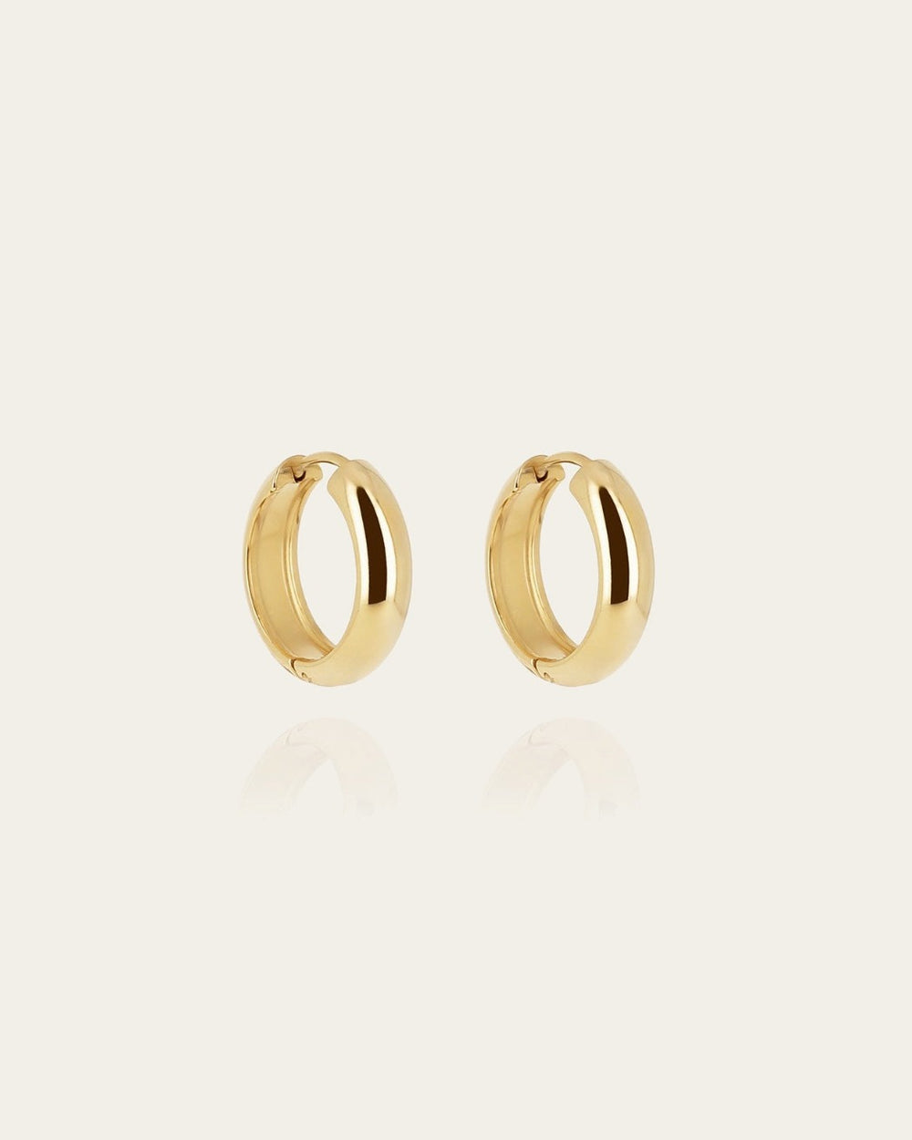 Boucles d'oreilles Sagan (Acier doré)