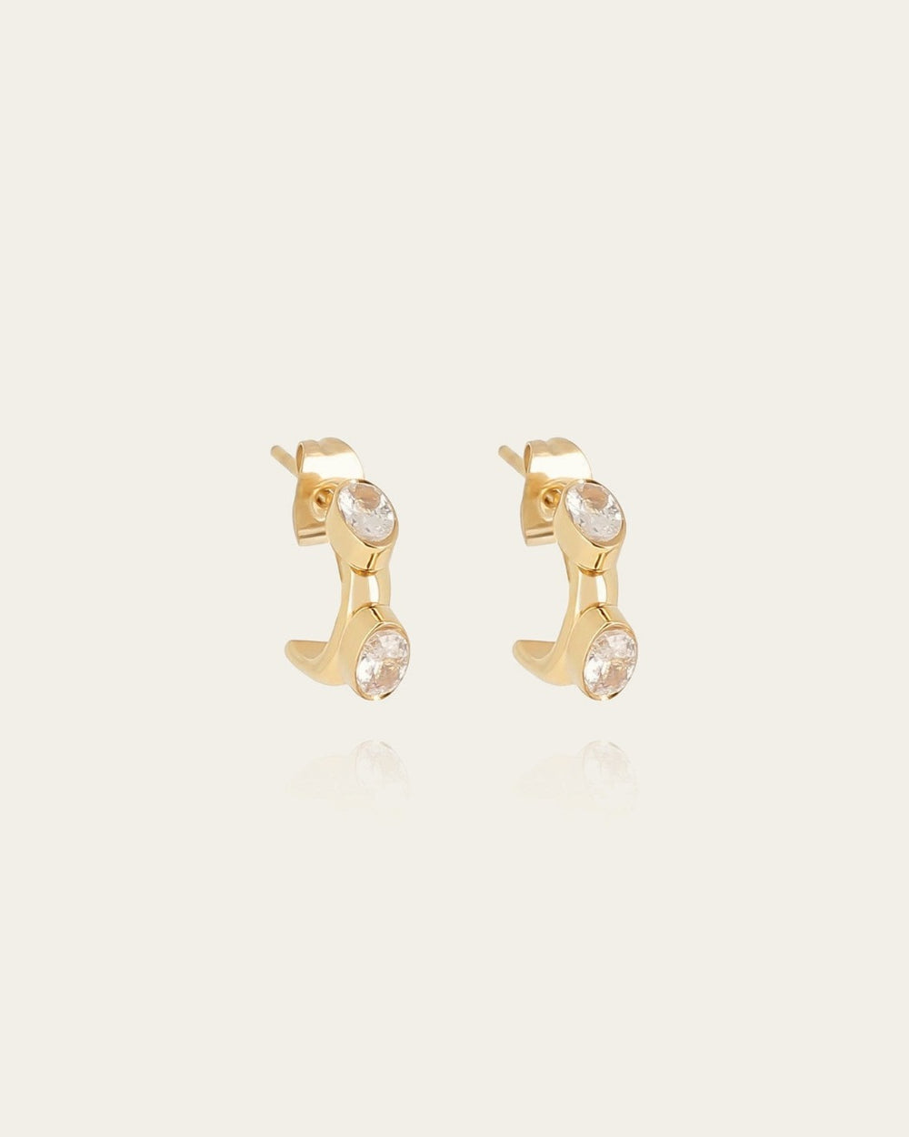 Boucles d'oreilles Boat (Acier doré)
