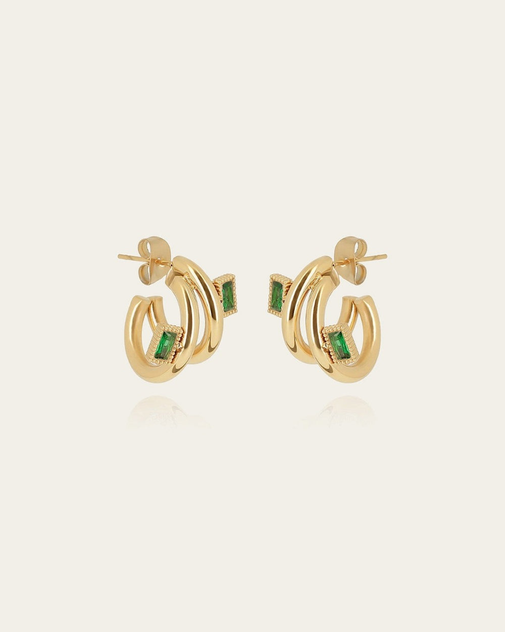Boucles d'oreilles Fasano (Acier doré)