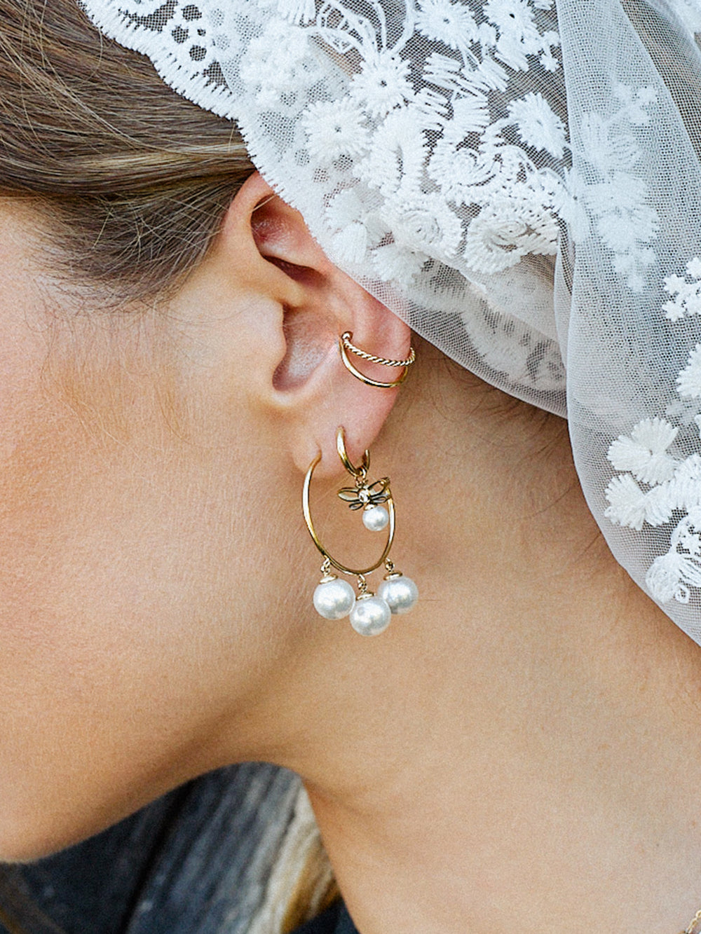 Boucles d'oreilles Brumelle 