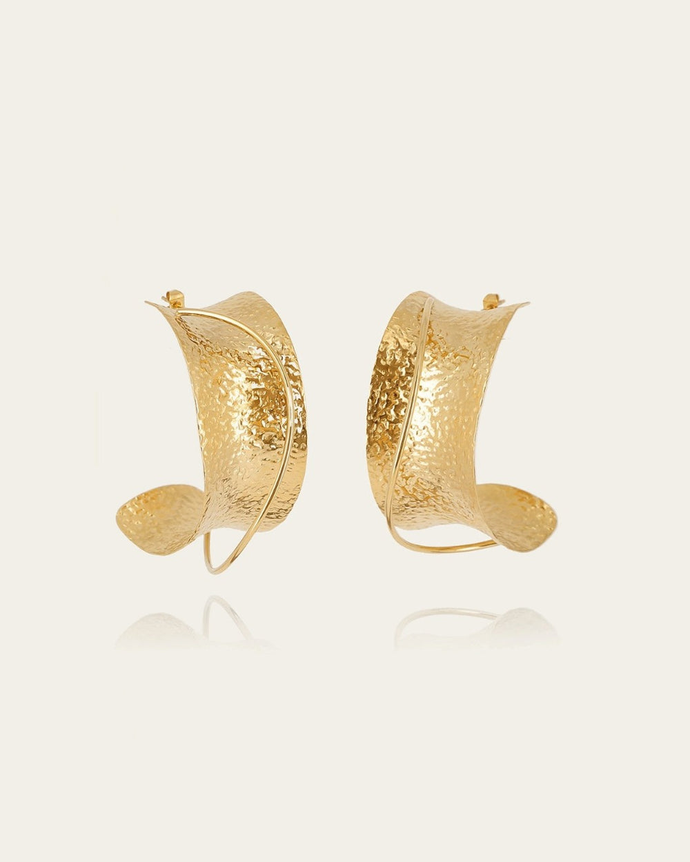 Boucles d'oreilles Burano (Acier doré)