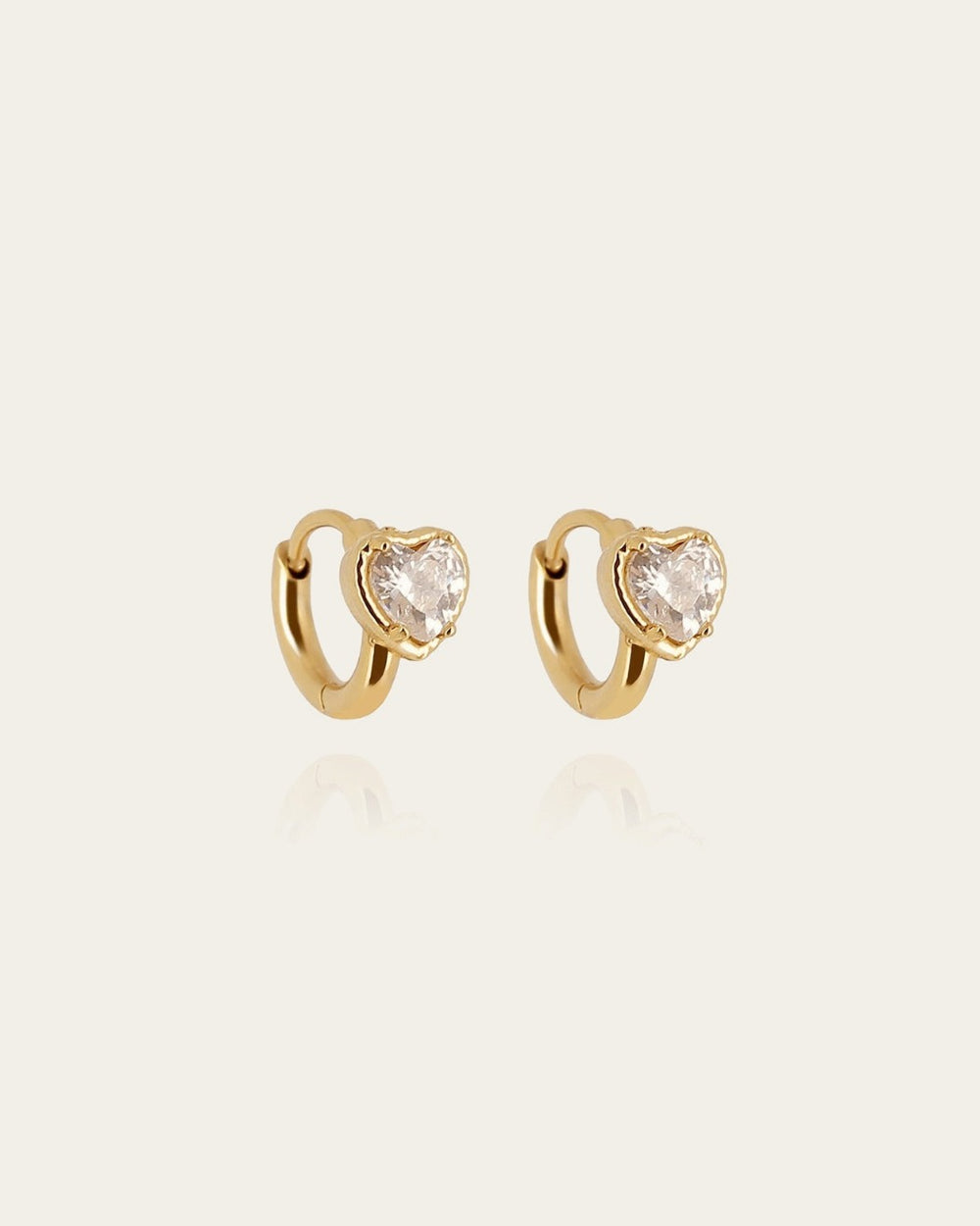 Boucles d'oreilles Cybèle (Acier doré)