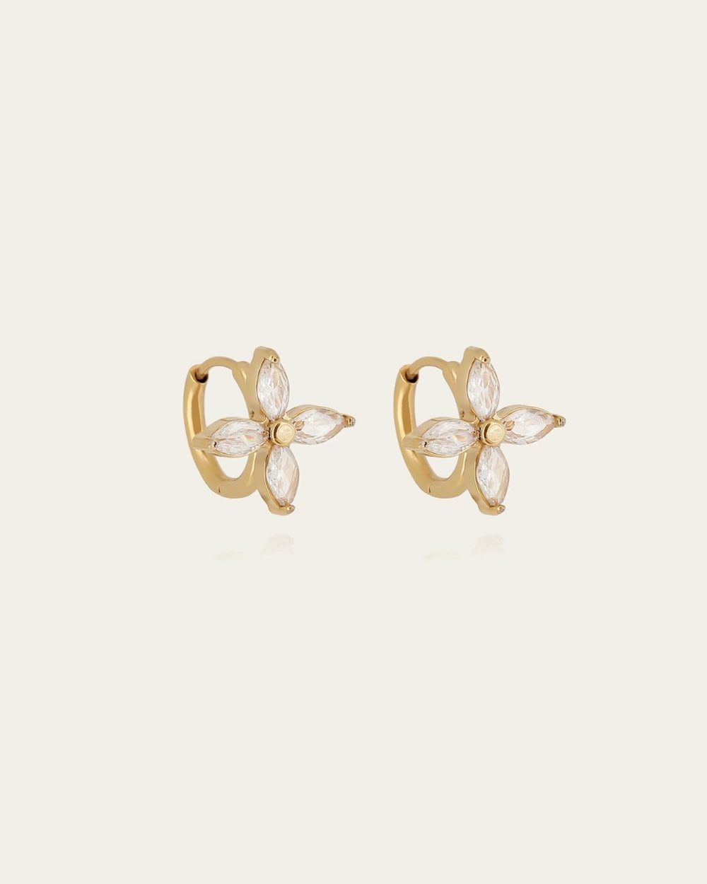 Boucles d'oreilles Ostuni (Acier doré)