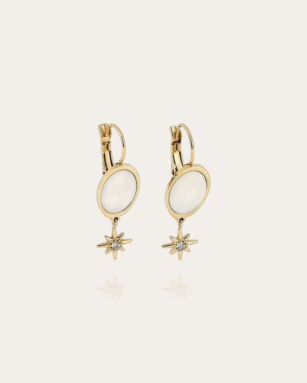 Boucles d'oreilles Laguna (Acier doré)