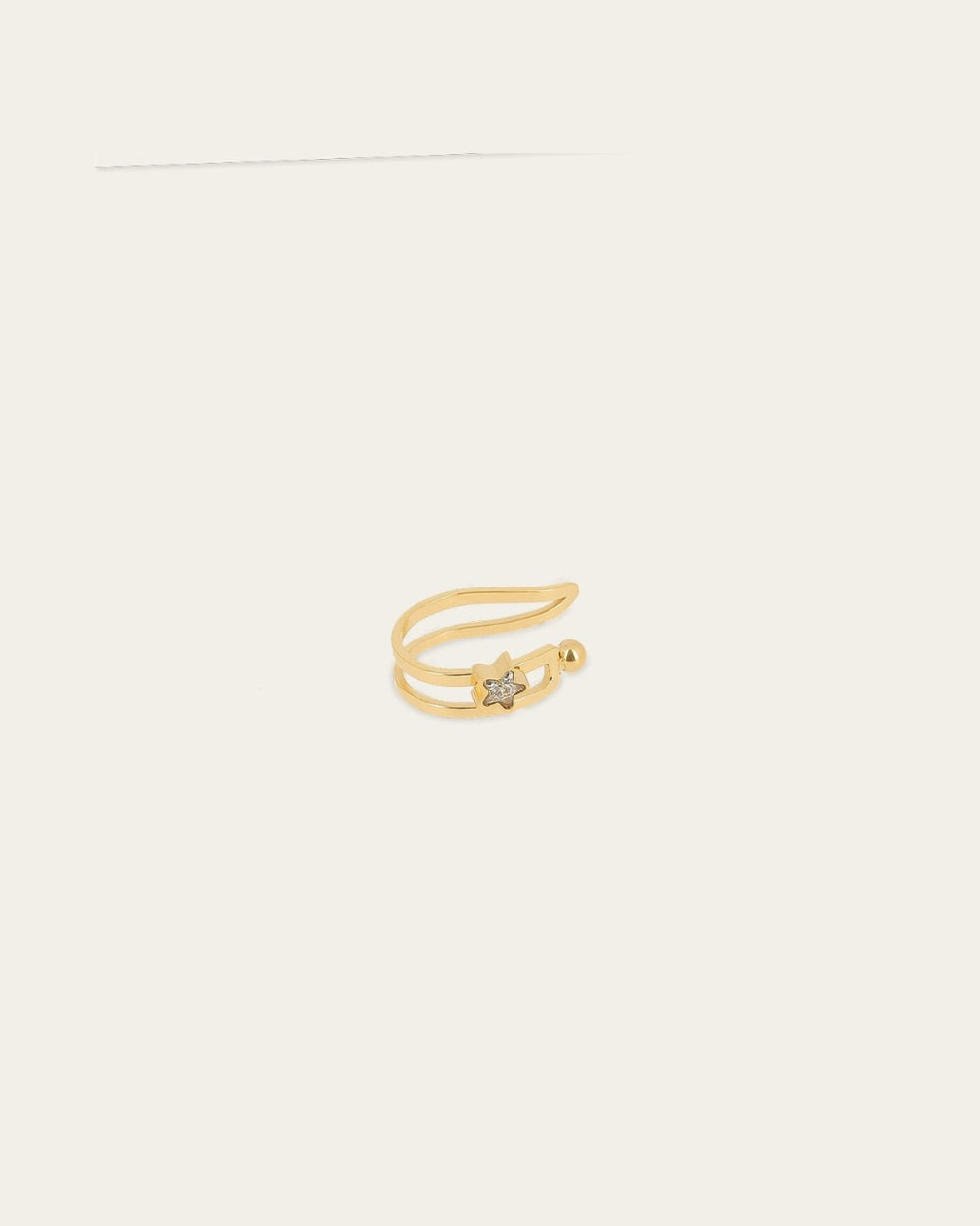 Earcuff Demeter (Acier doré)