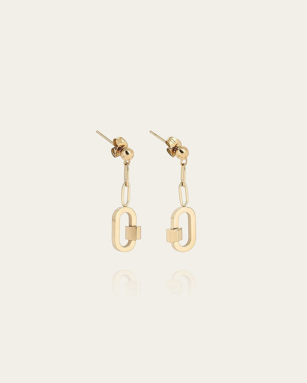 Ophélie Earrings (Gold-plated steel)
