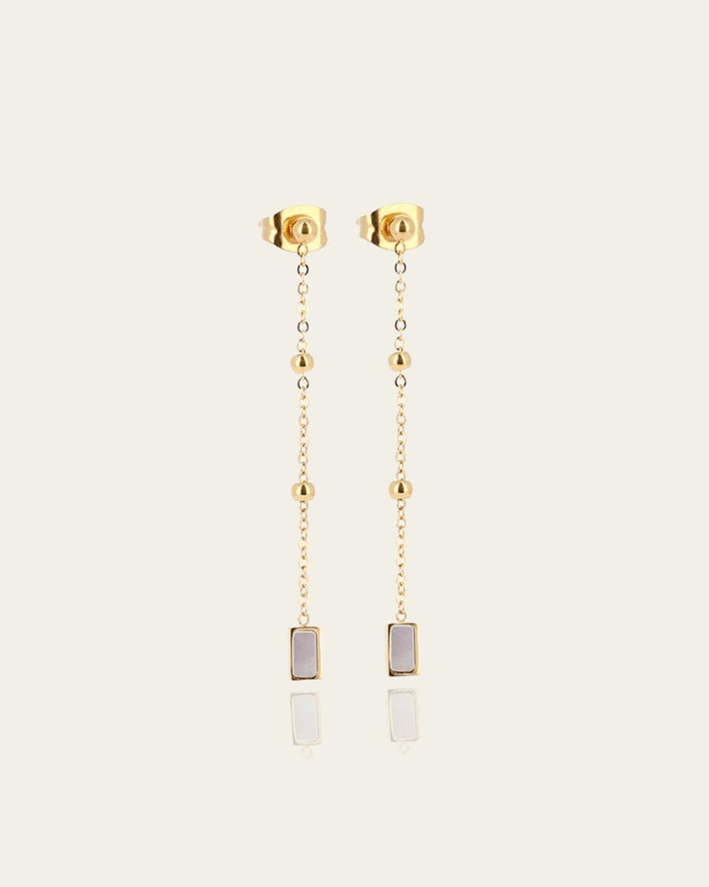 Bay earrings (Gold-plated steel)