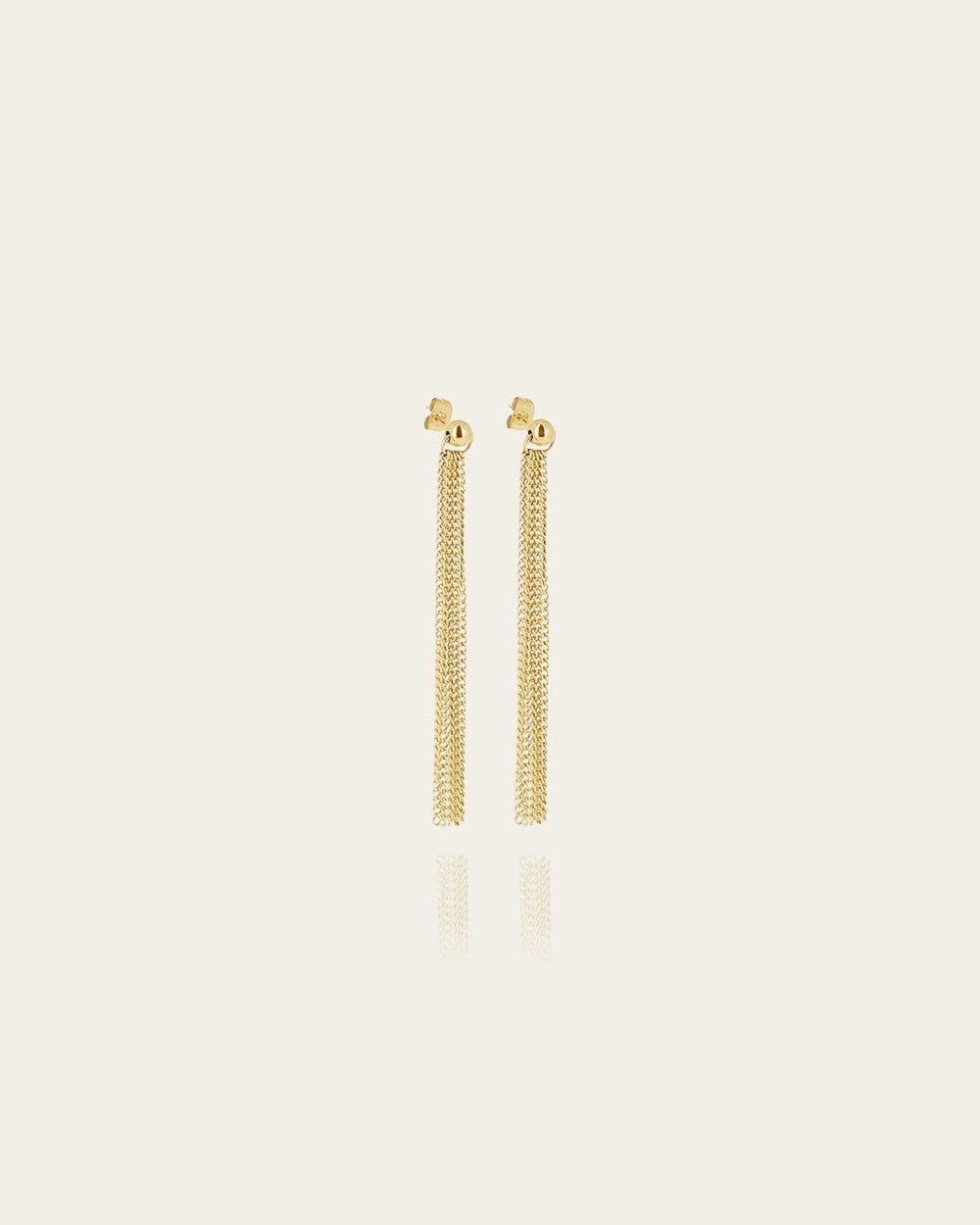 Boucles d'oreilles Enchanté (Acier doré)