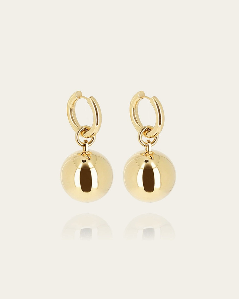 Boucles d'oreilles Nectar (Acier doré)