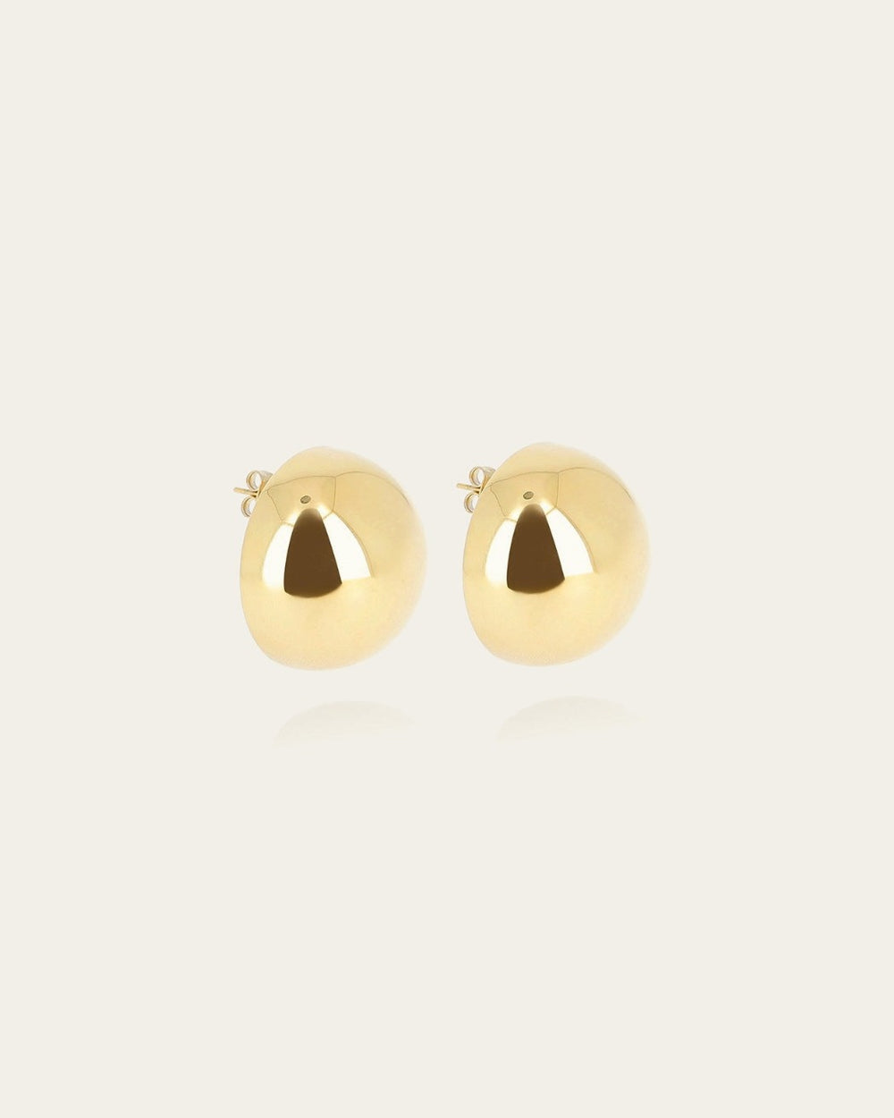 Boucles d'oreilles Kleeva (Acier doré)