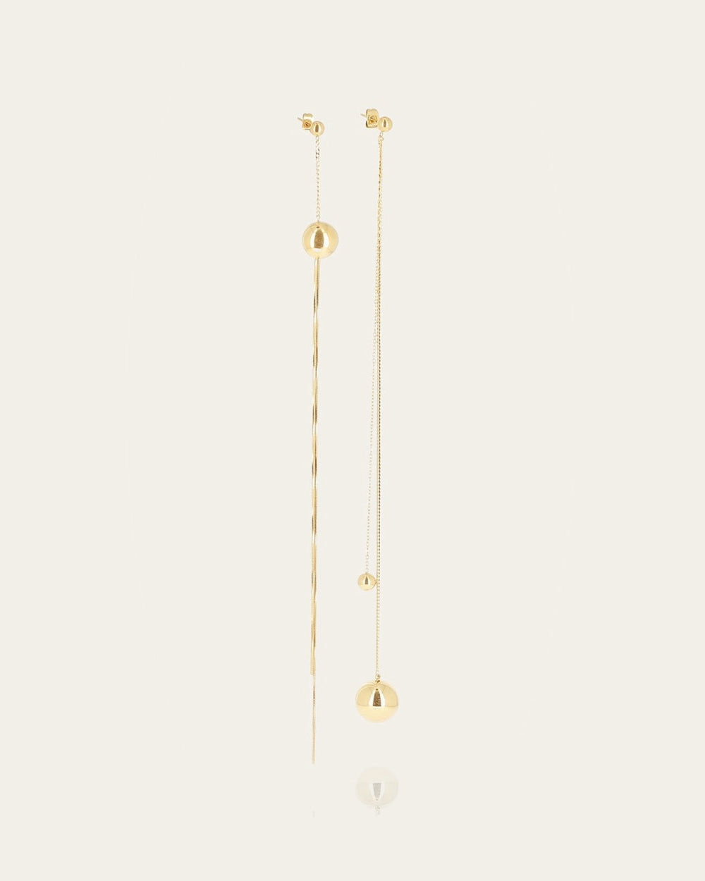 Boucles d'oreilles Dalmassi (Acier doré)