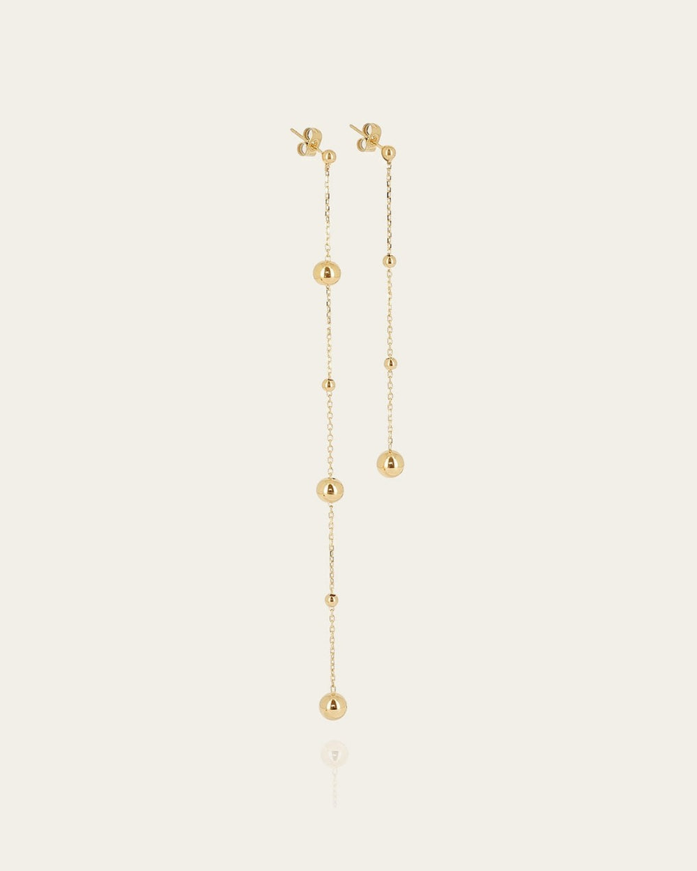 Boucles d'oreilles Atos (Acier doré)