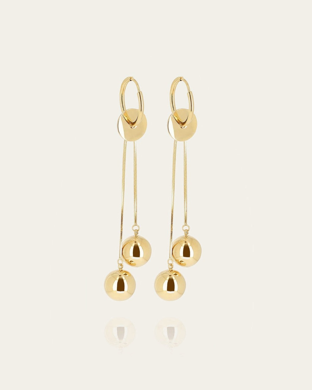 Portman Earrings (Gold-plated Steel)