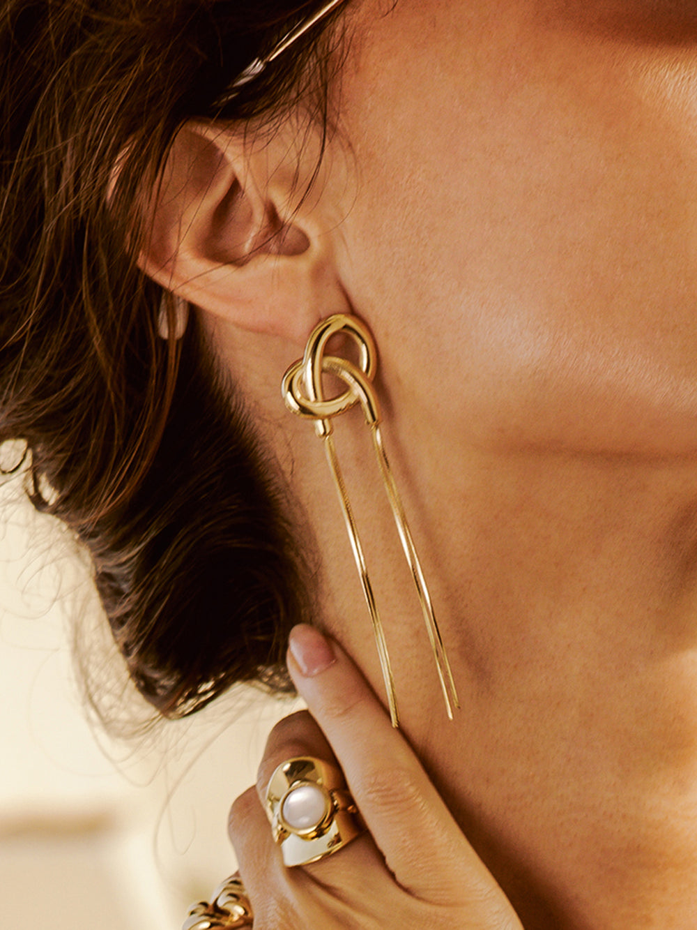Pretzel Earrings 