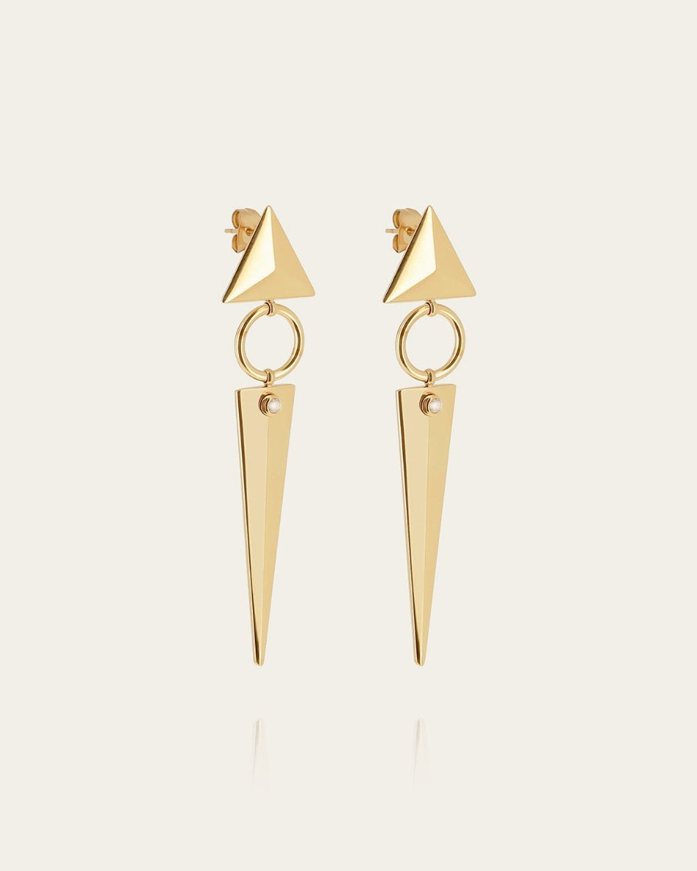 Jabari Earrings (Gold-plated Steel)