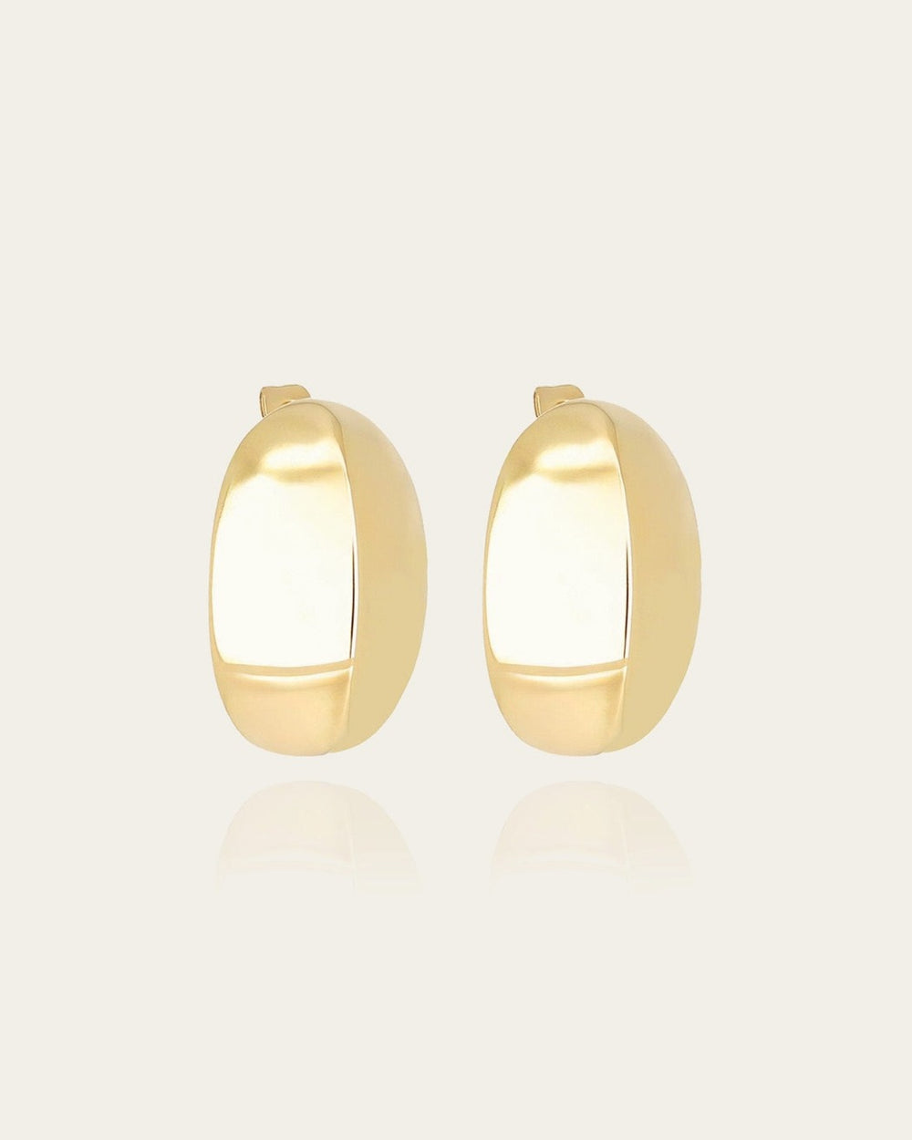 Boucles d'oreilles Althéa (Acier doré)