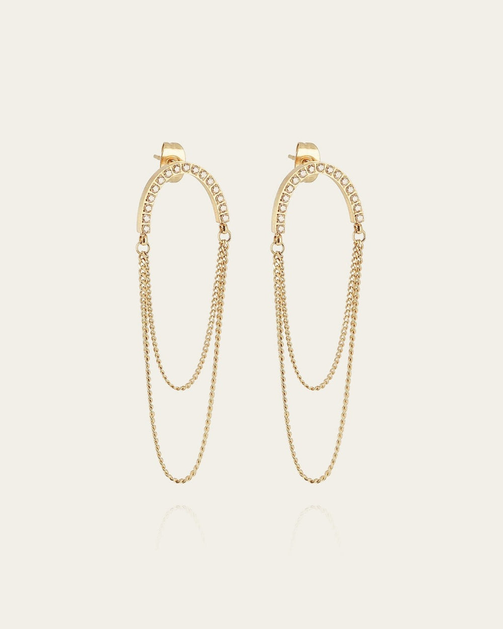 Celio Earrings (Gold-plated Steel)