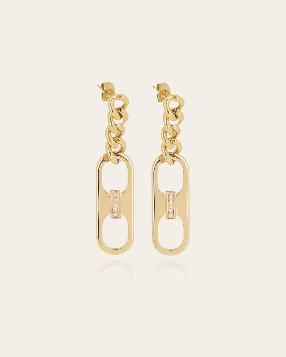 Oxya Earrings (Gold-plated Steel)