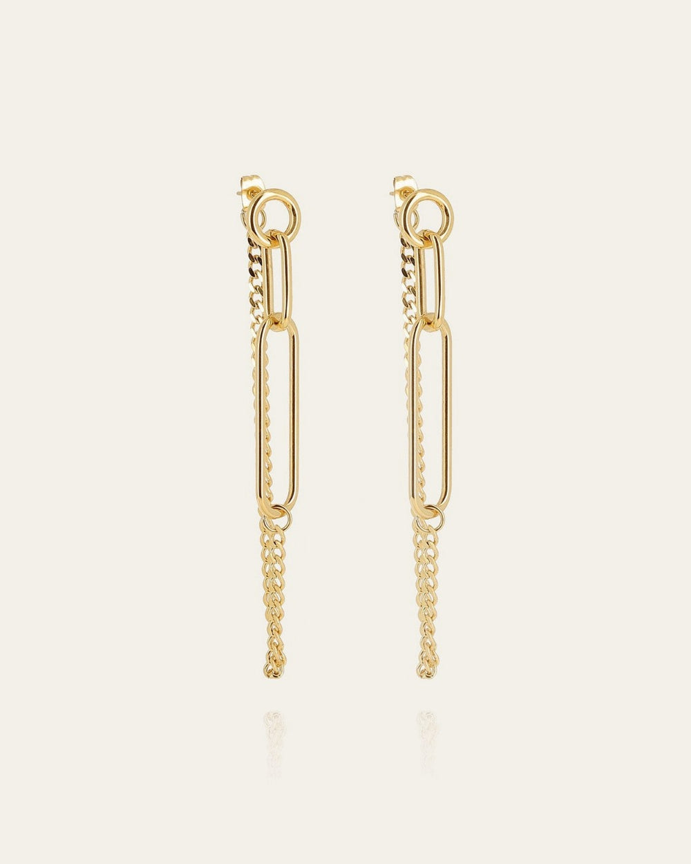 Solis Earrings (Gold-plated Steel)