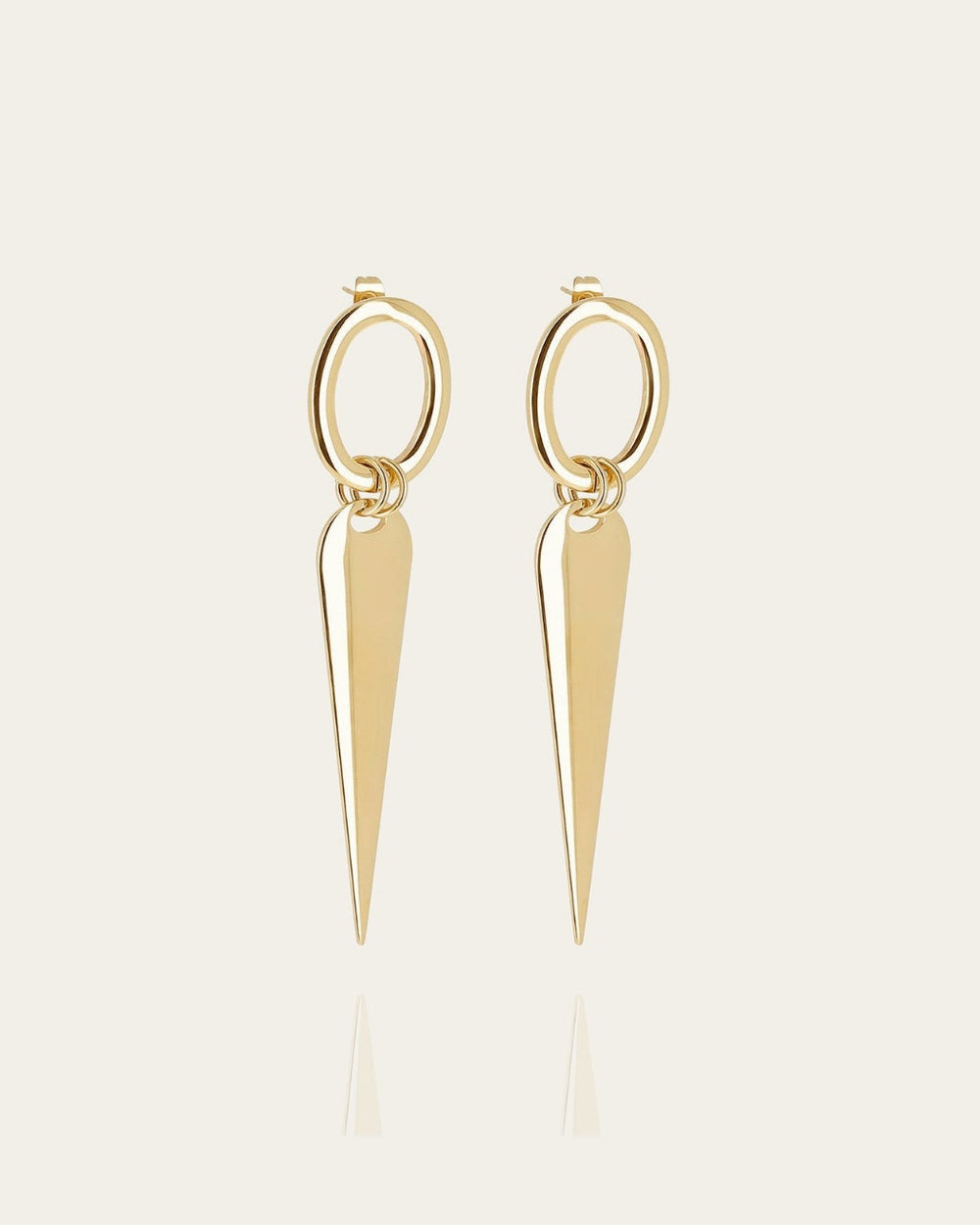 Brogy Earrings (Gold-plated Steel)