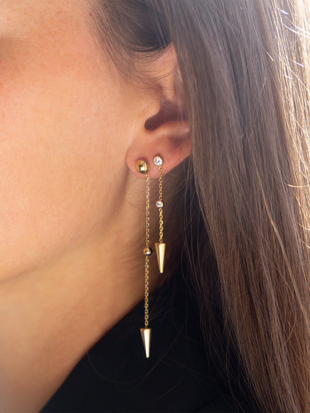 Boucles d'oreilles Moka 