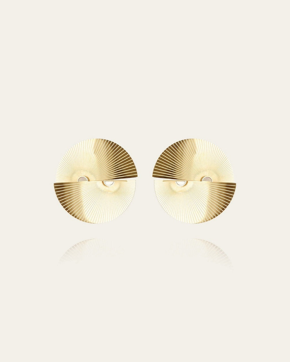 Boucles d'oreilles Neebla (Acier doré)