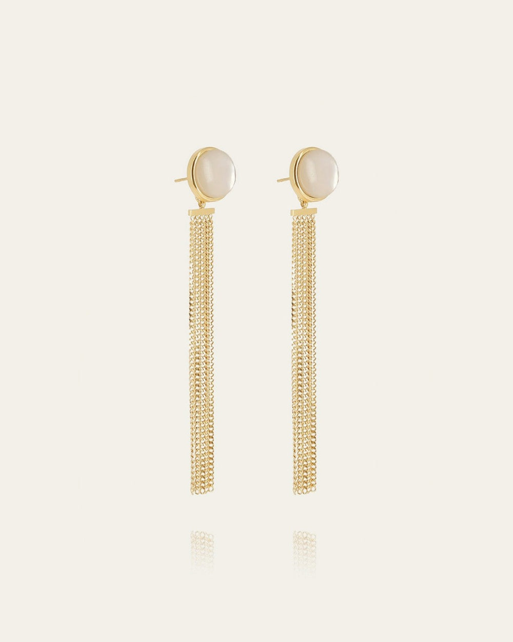 Boucles d'oreilles Medusa (Acier doré)