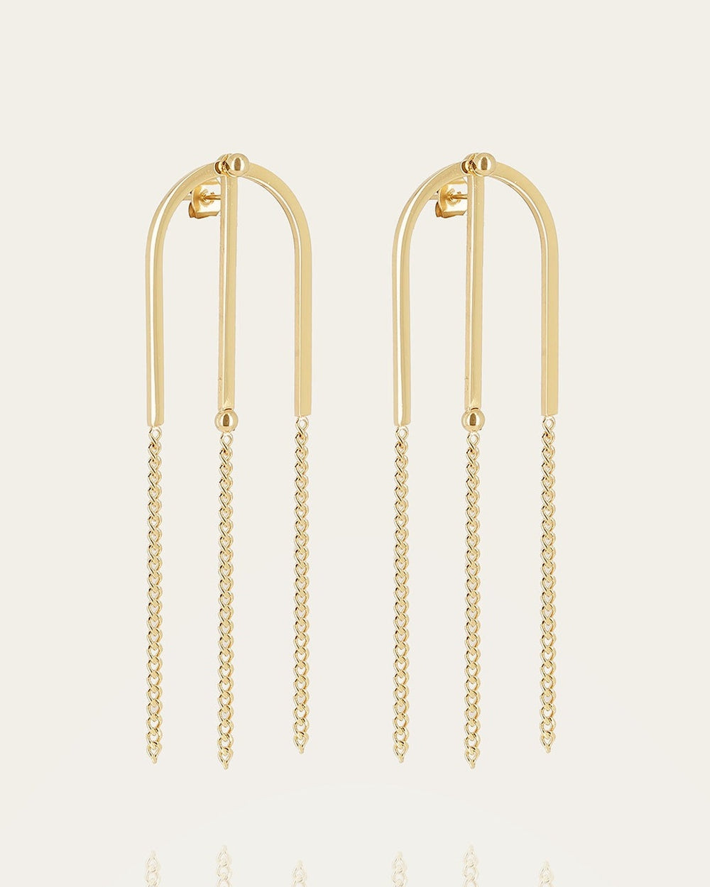 Amapolas Earrings (Gold-plated steel)