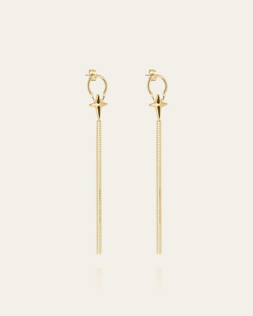 Boucles d'oreilles Montresta (Acier doré)